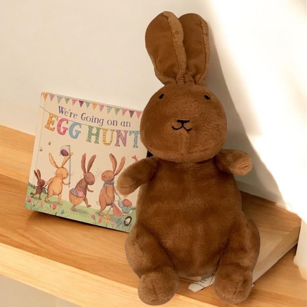 Kohl’s Cares Bundle of Plush Bunny and Book / Brown Plush Bunny with Book Set.